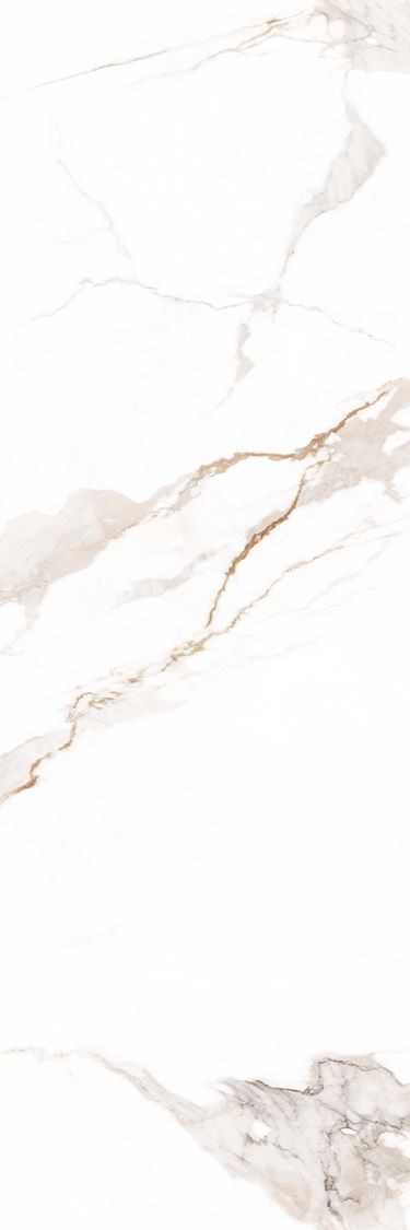 Bancada de mármore branco e dourado