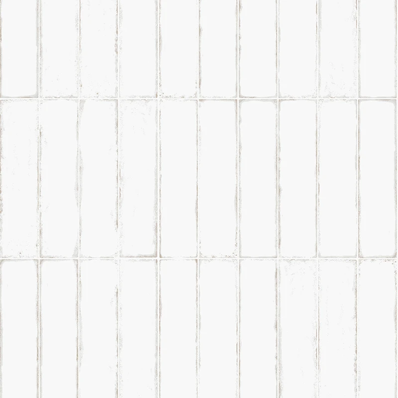 Azulejo de parede cerâmico branco nuvem suave Aix-